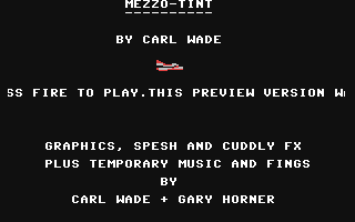 C64 GameBase Mezzo-Tint_[Preview] (Not_Published) 1988